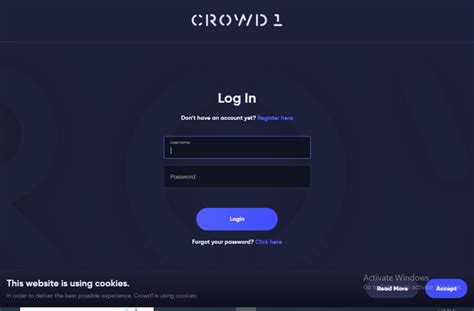 crowd1 login to my account login|Log in .